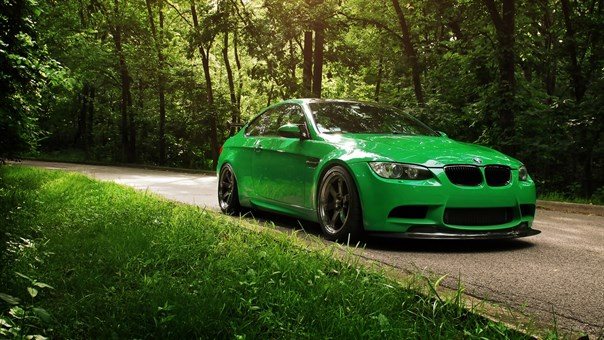 Grøn firmabil BMW grøn klima.jpg